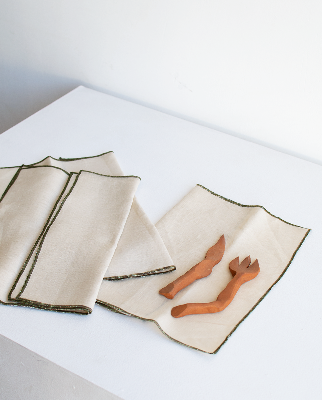 Cardo Santo Servillletas Lino Contraste