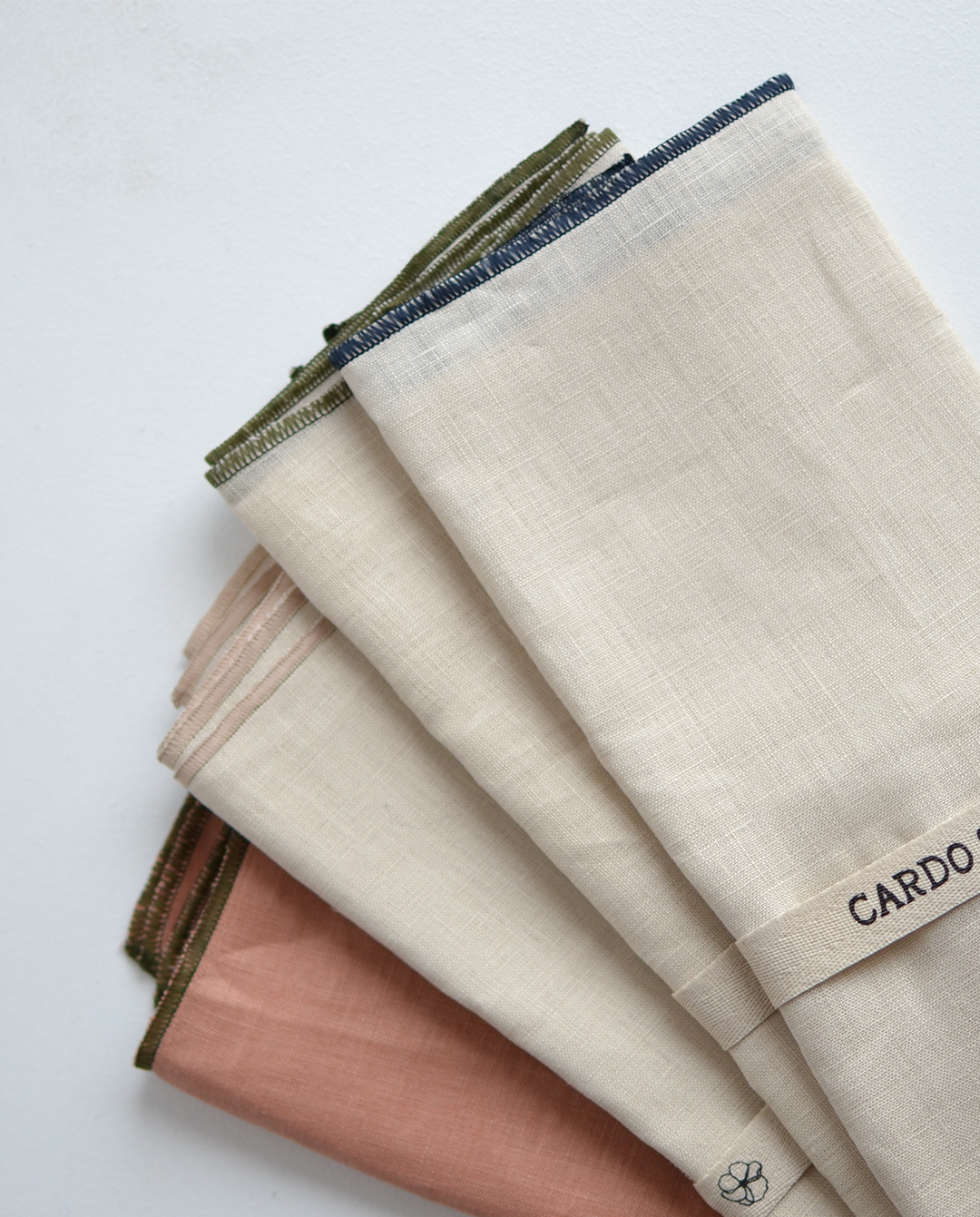 Cardo Santo Servillletas Lino Contraste