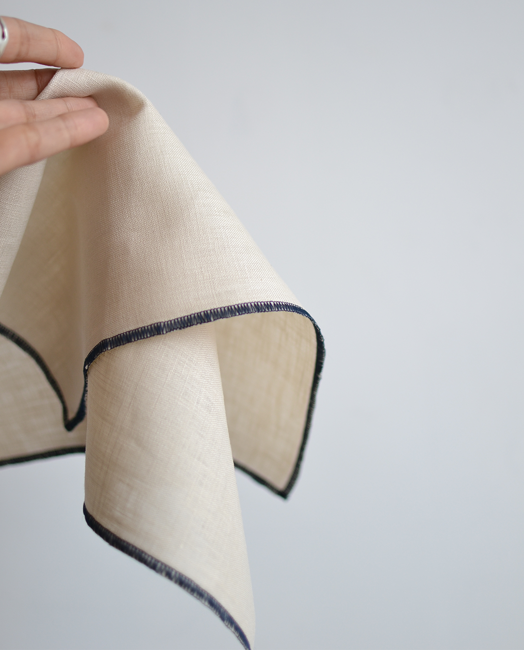 Cardo Santo Servillletas Lino Contraste