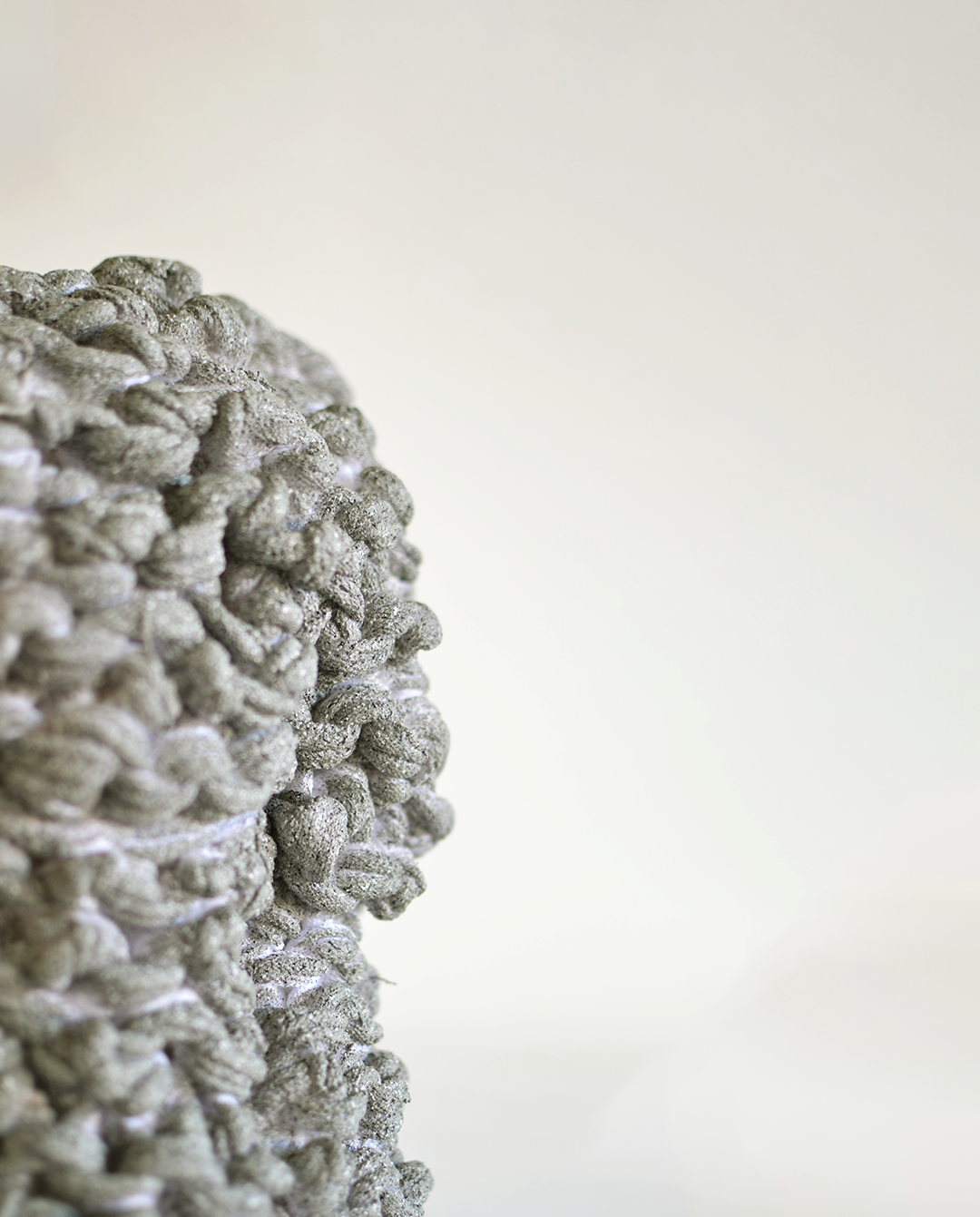 M.G.L.O. Siza Vase Tejido Piedra