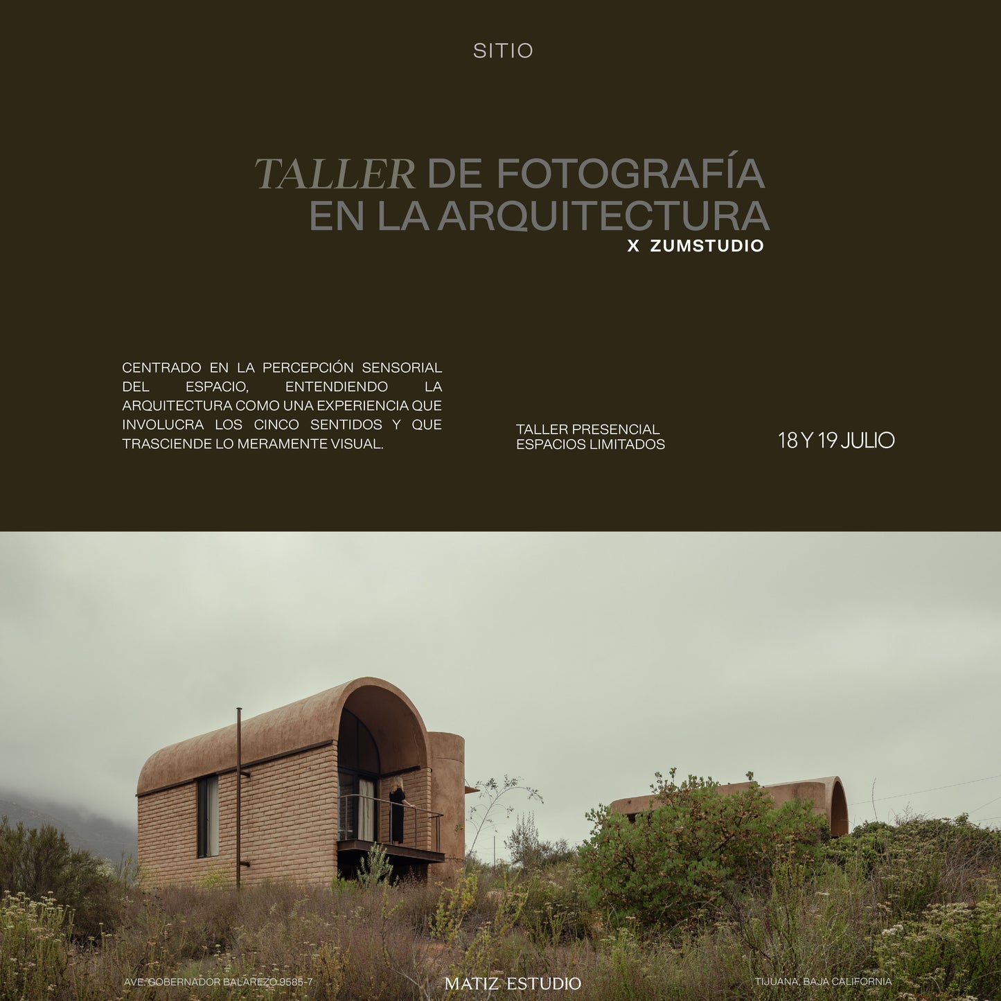 Taller de fotografía en la Arquitectura por Zumstudio