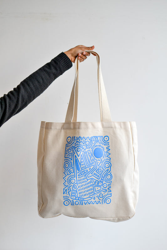 Perro y Arena Tote Bag Coyote Blues