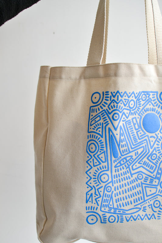 Perro y Arena Tote Bag Coyote Blues