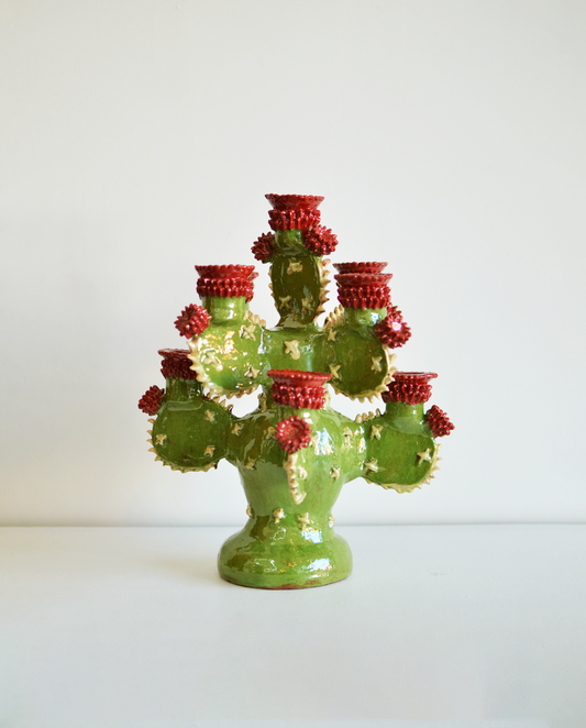 Mano de Tierra - Candelabro "El Nopal"