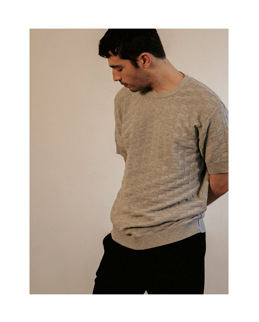 Fábrica de punto Playera Cuadros Desaforados