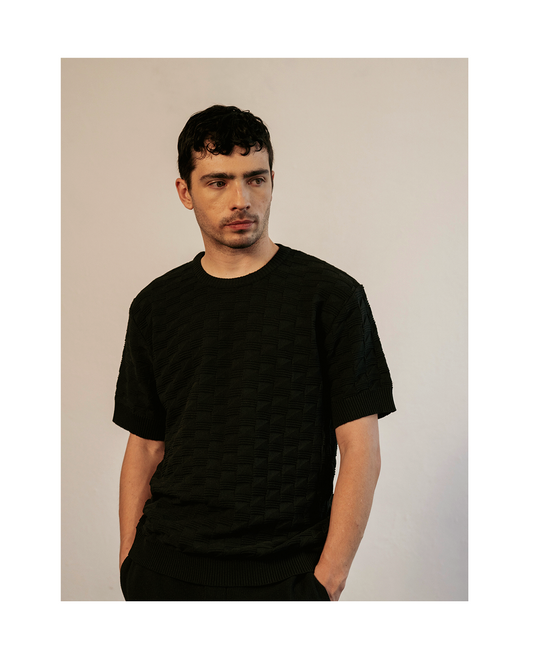 Fábrica de punto Playera Cuadros Desaforados