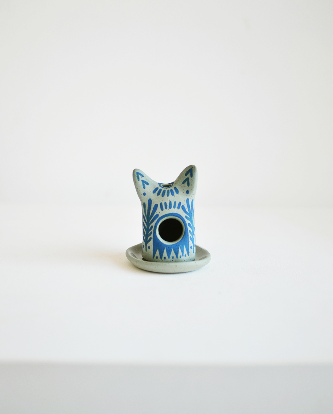 Perro y Arena Incensario - Fauna Azul Gato