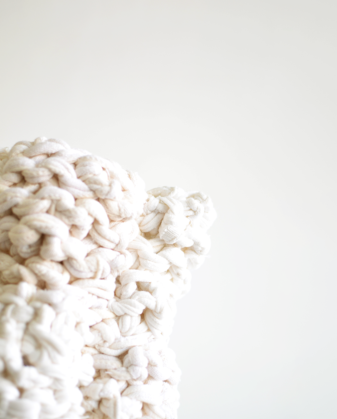 M.G.L.O. Siza Vase Tejido Blanco