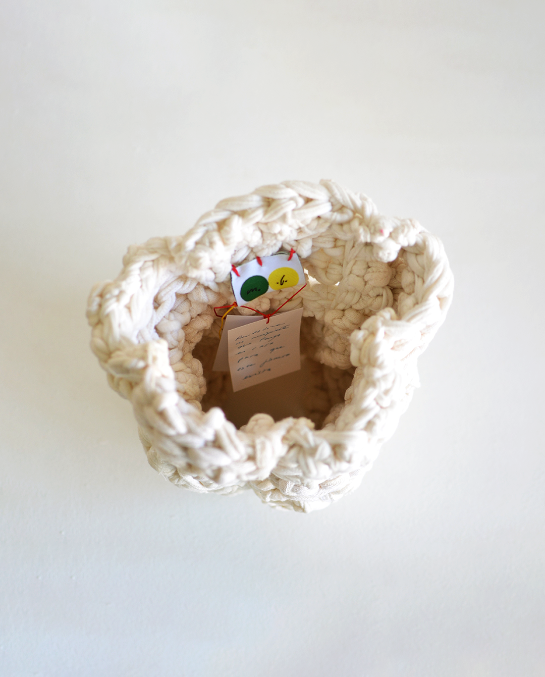 M.G.L.O. Siza Vase Tejido Blanco