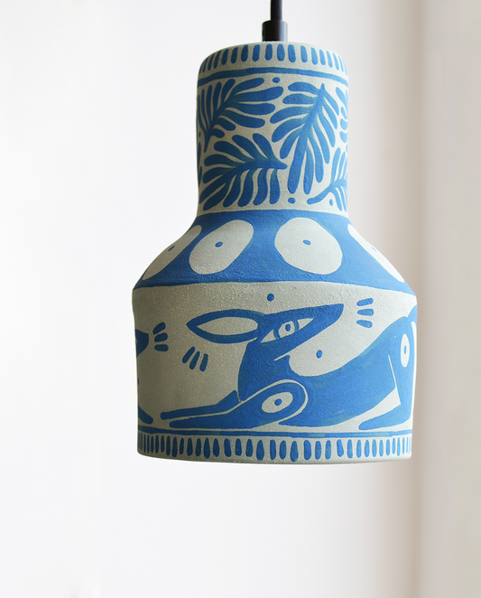 Perro y Arena - Lámpara