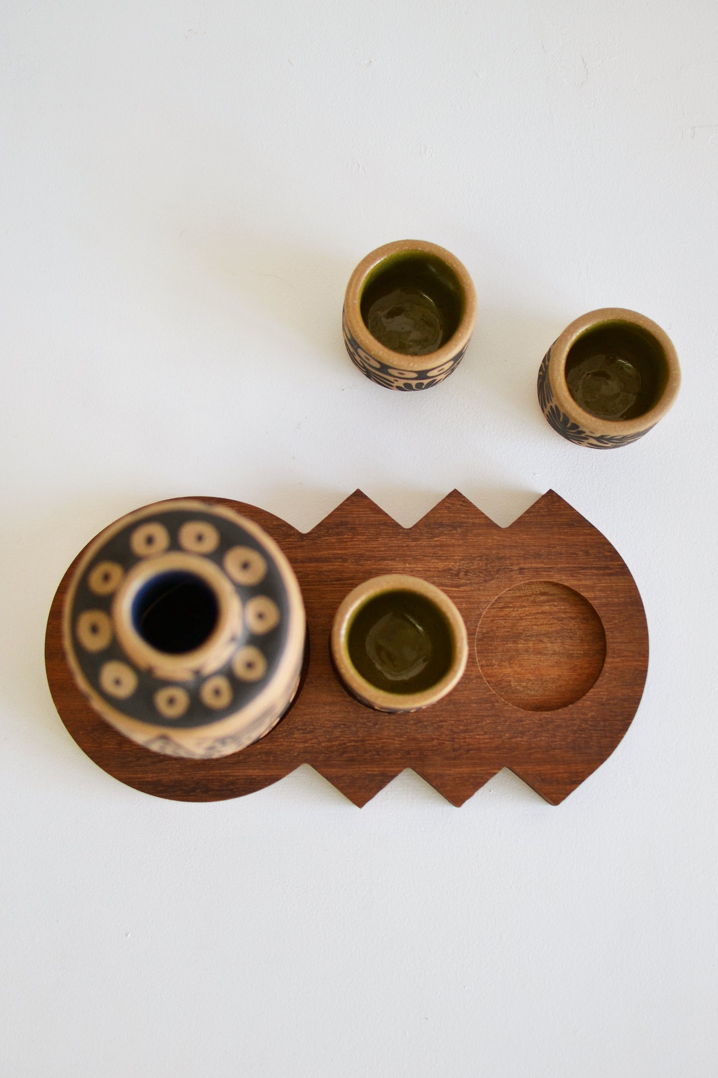 Perro y Arena - Set mezcalero con tabla cactus