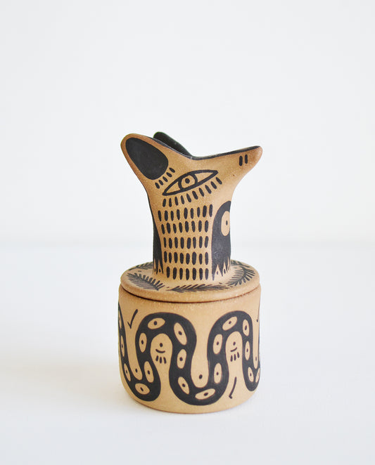 Perro y Arena Contenedor y quemador - Coyote