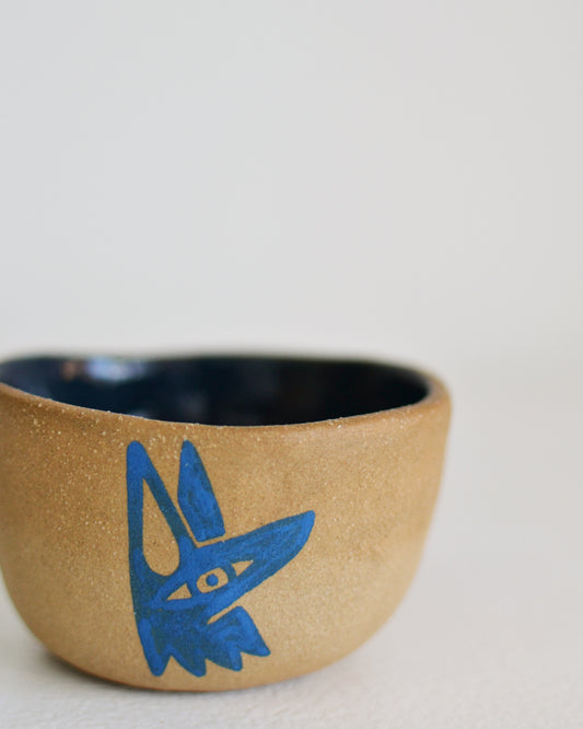 Perro y Arena Vaso/taza Coyote Azul