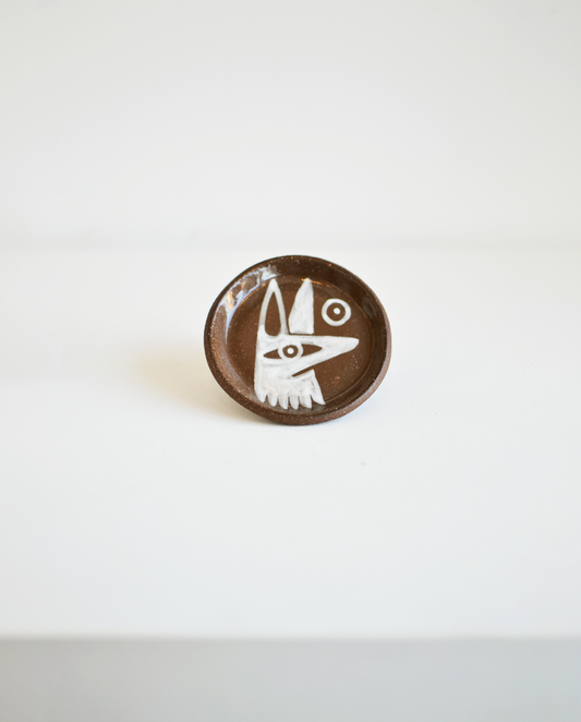 Perro y Arena Plato - Coyote