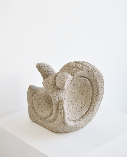 Teodoro Huerta - Escultura "Serpiente y luna"