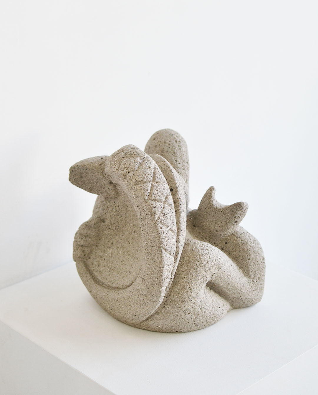 Teodoro Huerta - Escultura "Serpiente y luna"