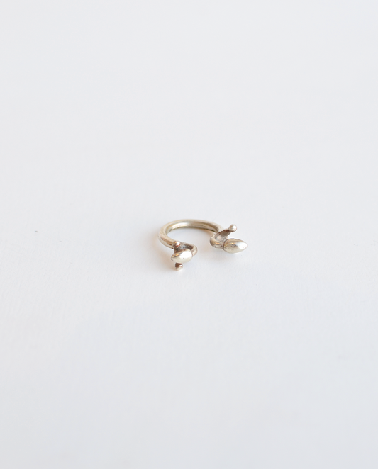 Spica Silver Open Ring