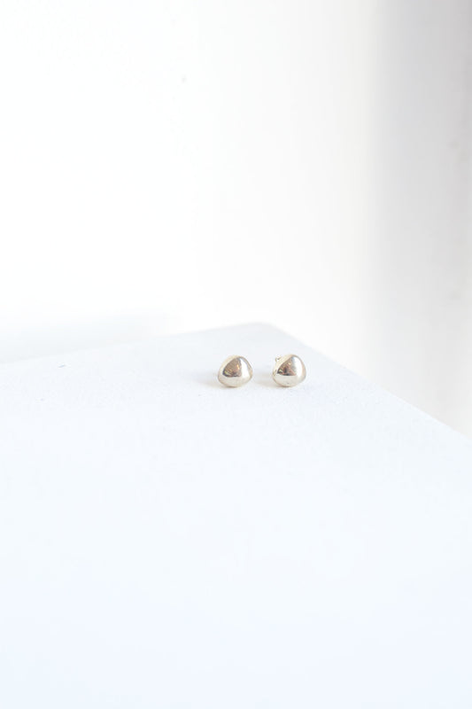 A Veces Hueso - Aretes piedra de río.
