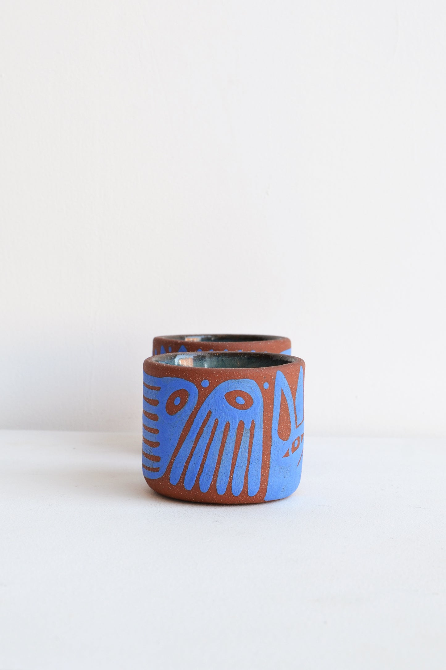 Perro y Arena Vaso Corto 4oz - Set de 2